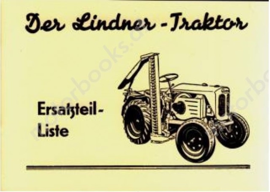 Ersatzteilbuch Lindner L-15