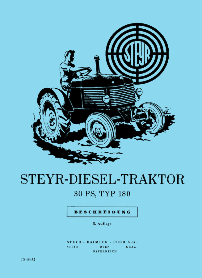 Betriebsanleitung Steyr Typ 180 30PS