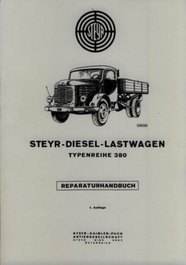 Reparaturhandbuch Steyr 380 Diesel LKW