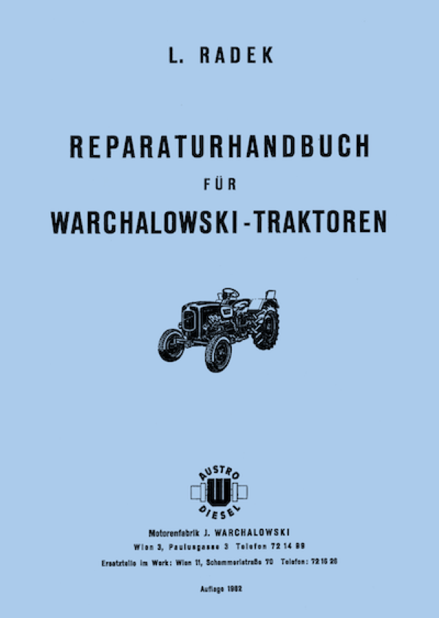 Reparaturhandbuch Warchalowski