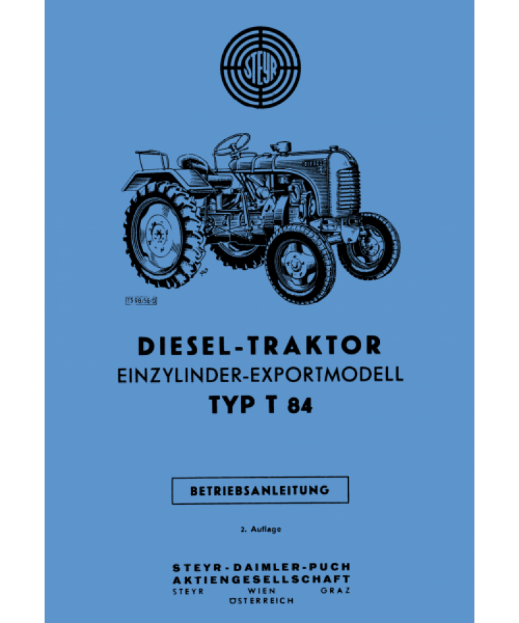 Betriebsanleitung Steyr Typ T84