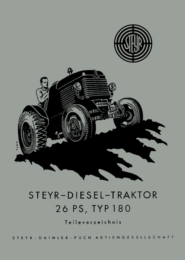 Ersatzteilbuch Steyr Typ 180