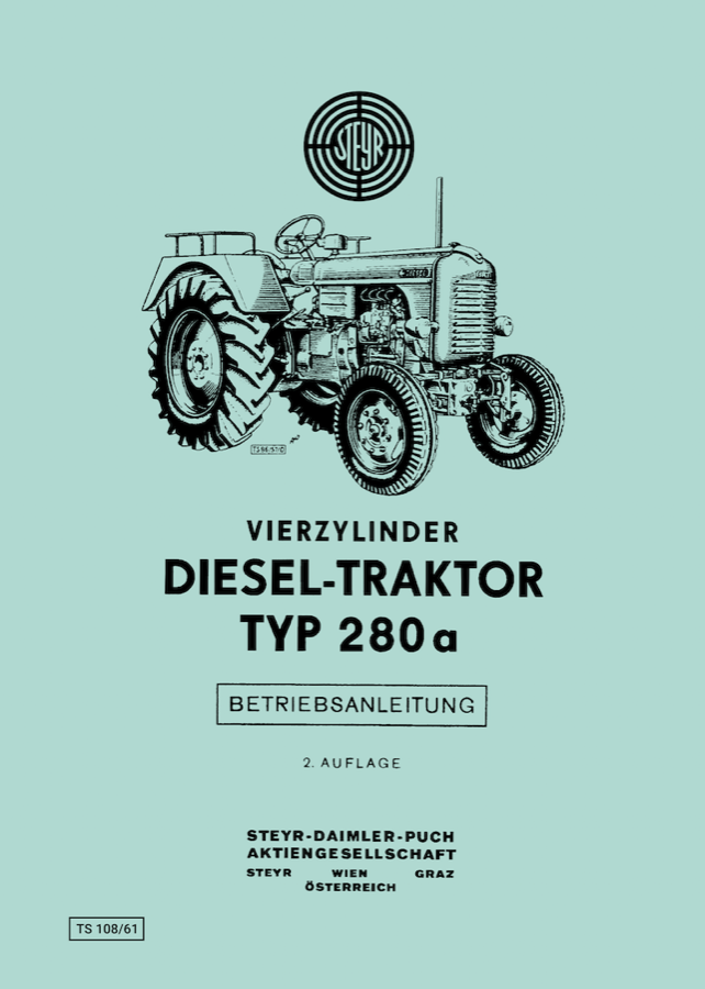Betriebsanleitung Steyr Typ 280a