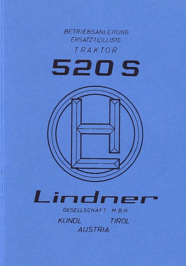 Betriebsanleitung Lindner 520 SN und SA