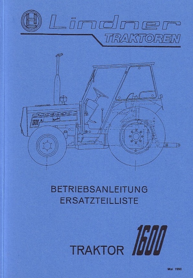 Betriebsanleitung Lindner 1600