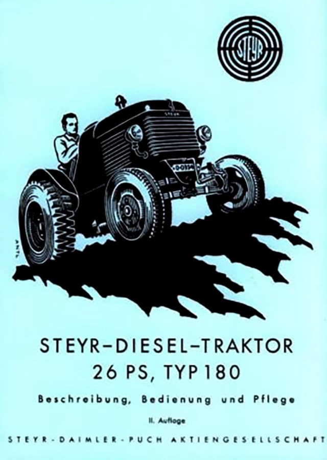 Betriebsanleitung Steyr Typ 180
