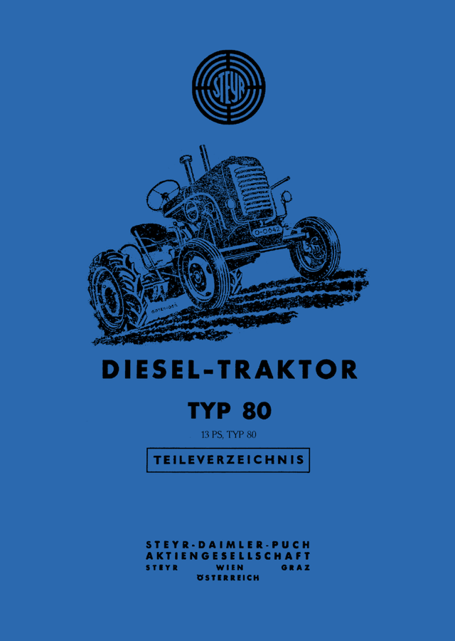 Ersatzteilbuch Steyr Typ 80 13PS