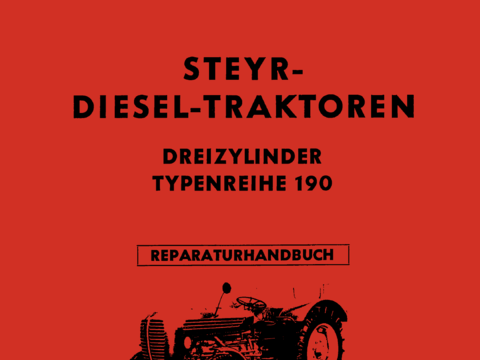 Reparaturhandbuch Steyr Typ 190 im Oldtimer Traktor Ersatzteile Shop online kaufen