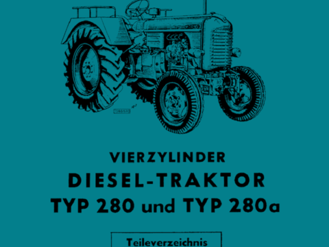 Ersatzteilbuch Steyr Typ 280 und 280a im Oldtimer Traktor Ersatzteile Shop online kaufen