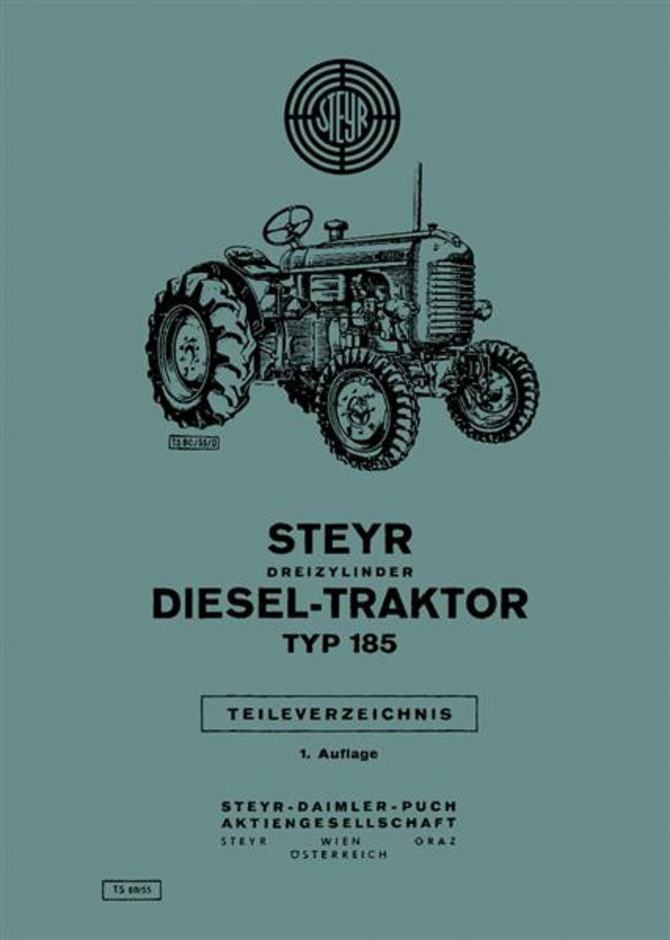 Ersatzteilbuch Steyr T185 im Oldtimer Traktor Ersatzteile Shop online kaufen