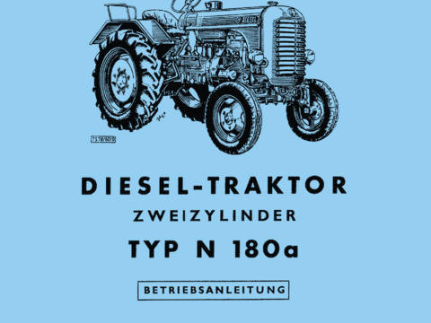 Betriebsanleitung Steyr Typ N180a im Oldtimer Traktor Ersatzteile Shop online kaufen