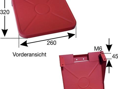 Kennzeichenhalterung Steyr T180A, T185A und T280A im Oldtimer Traktor Ersatzteile Shop online kaufen