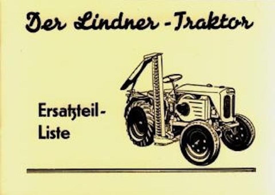 Ersatzteilbuch Lindner L-15 im Oldtimer Traktor Ersatzteile Shop online kaufen
