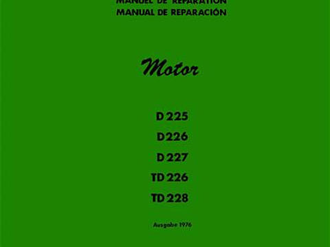 Reparaturhandbuch Fendt Motoren im Oldtimer Traktor Ersatzteile Shop online kaufen