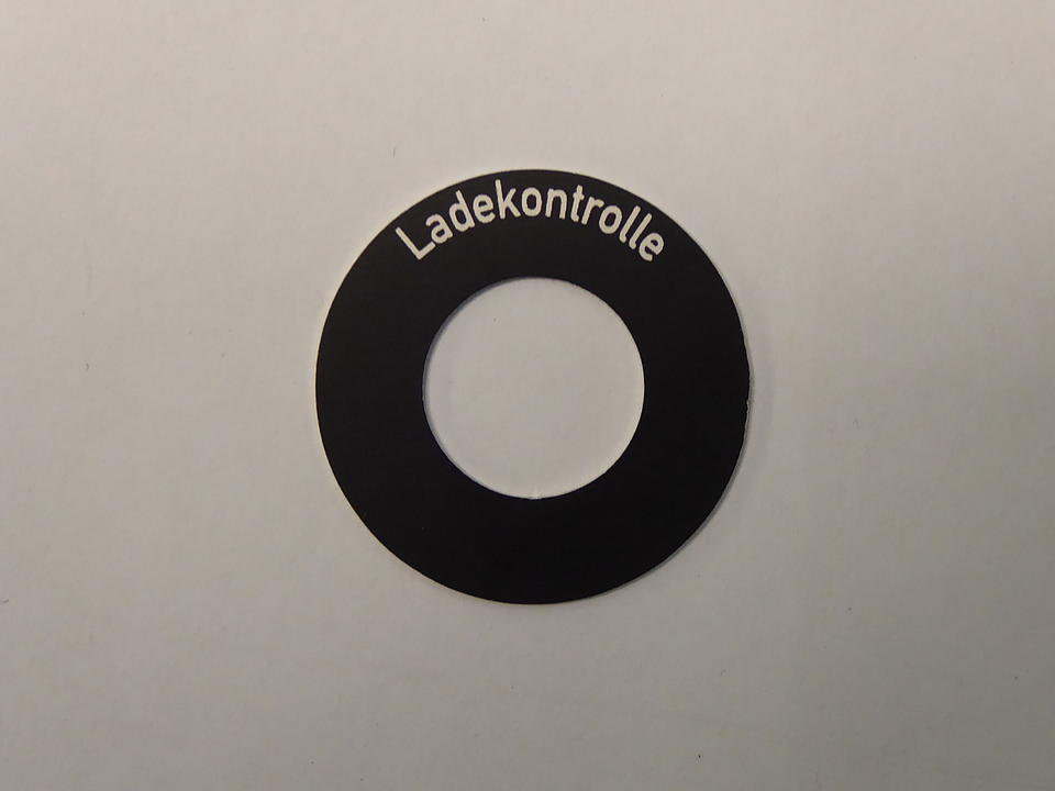 Schild für Kontrollleuchte im Oldtimer Traktor Ersatzteile Shop online kaufen