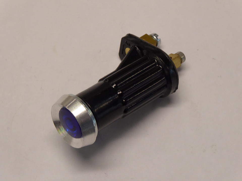Kontrollleuchte blau 2 Schraubanschlüsse im Oldtimer Traktor Ersatzteile Shop online kaufen