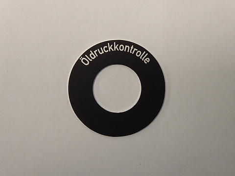 Schild für Kontrollleuchte im Oldtimer Traktor Ersatzteile Shop online kaufen