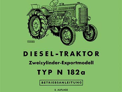 Betriebsanleitung Steyr N182a im Oldtimer Traktor Ersatzteile Shop online kaufen
