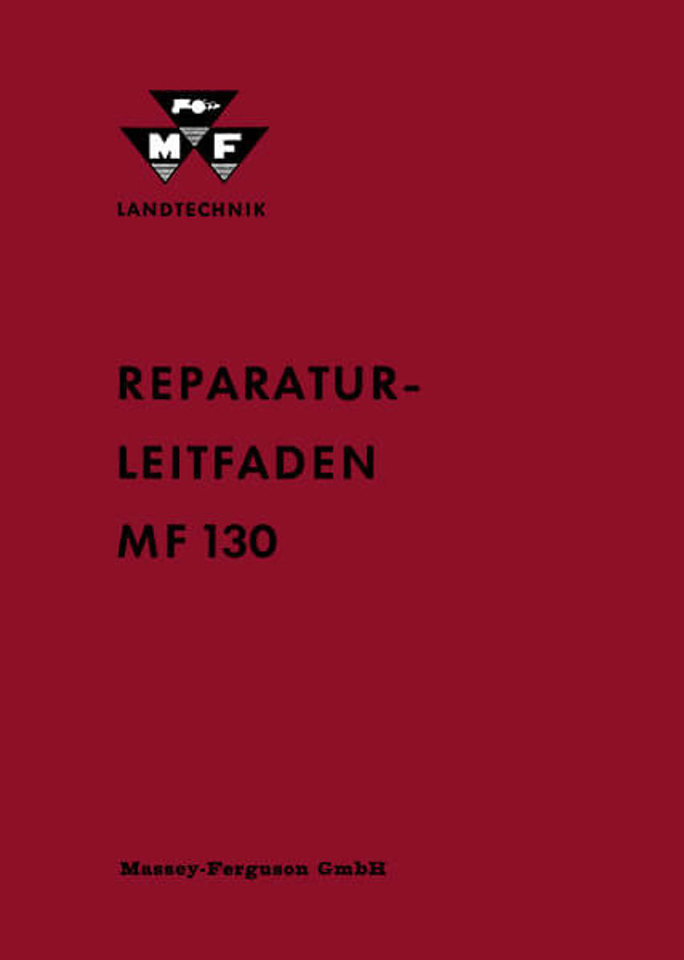 Reparaturhandbuch MF 130 im Oldtimer Traktor Ersatzteile Shop online kaufen