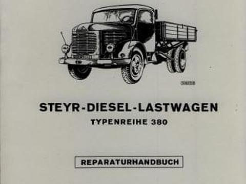Reparaturhandbuch Steyr 380 Diesel LKW im Oldtimer Traktor Ersatzteile Shop online kaufen