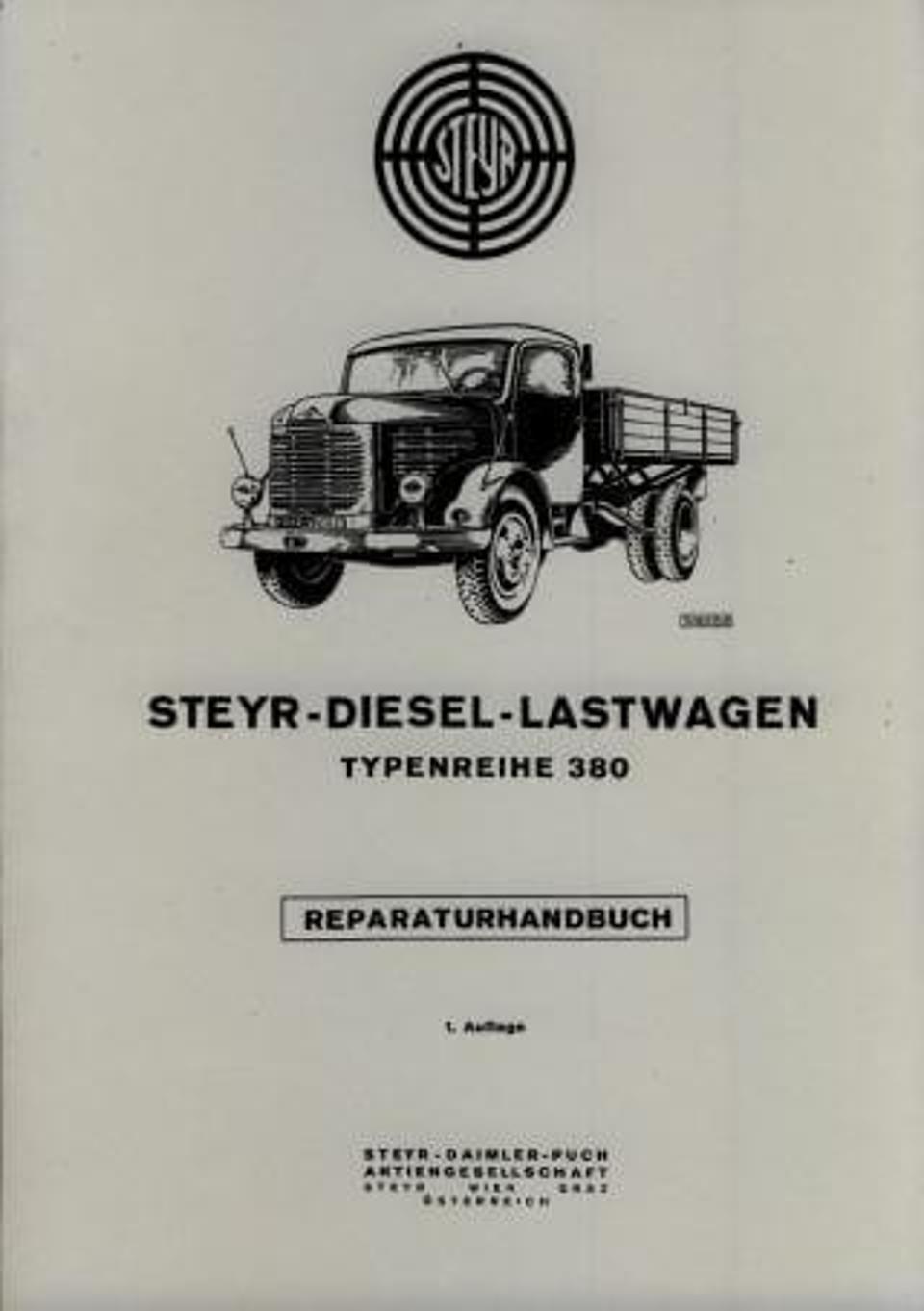 Reparaturhandbuch Steyr 380 Diesel LKW im Oldtimer Traktor Ersatzteile Shop online kaufen