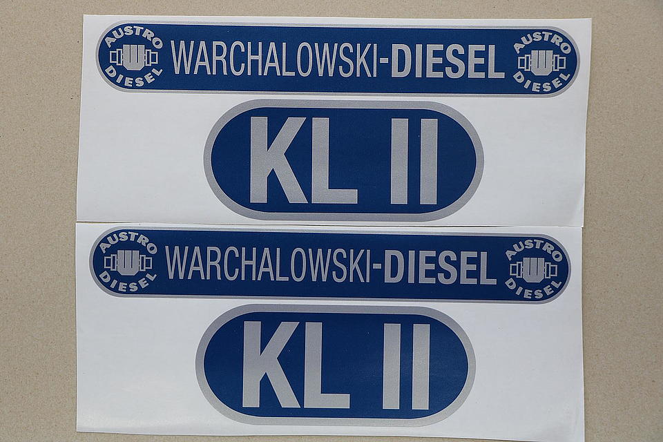 Aufklebersatz Warchalowski im Oldtimer Traktor Ersatzteile Shop online kaufen