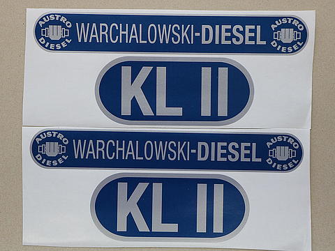 Aufklebersatz Warchalowski im Oldtimer Traktor Ersatzteile Shop online kaufen