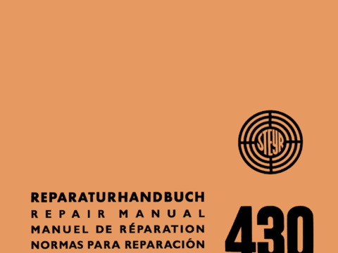 Reparaturhandbuch Steyr 430, 30/b/n im Oldtimer Traktor Ersatzteile Shop online kaufen