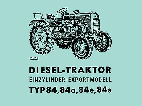 Ersatzteilbuch Steyr Typ 84, 84a, 84e und 84s im Oldtimer Traktor Ersatzteile Shop online kaufen