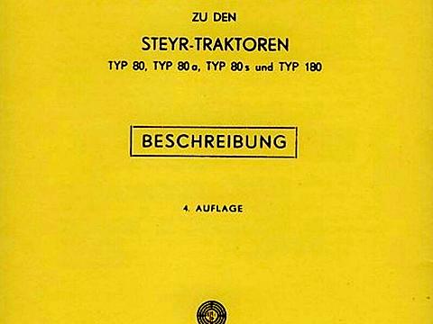 Betriebsanleitung Hydraulisches Hubwerk Typ 80, 80a, 80s und 180 im Oldtimer Traktor Ersatzteile Shop online kaufen