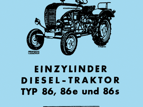 Ersatzteilbuch Steyr Typ 86 im Oldtimer Traktor Ersatzteile Shop online kaufen