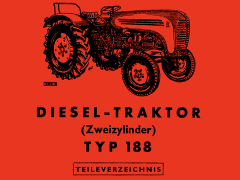 Ersatzteilbuch Steyr Typ 188 im Oldtimer Traktor Ersatzteile Shop online kaufen