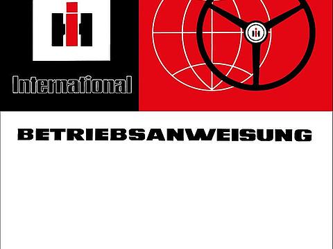 Betriebsanleitung IHC 433, 533 und 633 im Oldtimer Traktor Ersatzteile Shop online kaufen