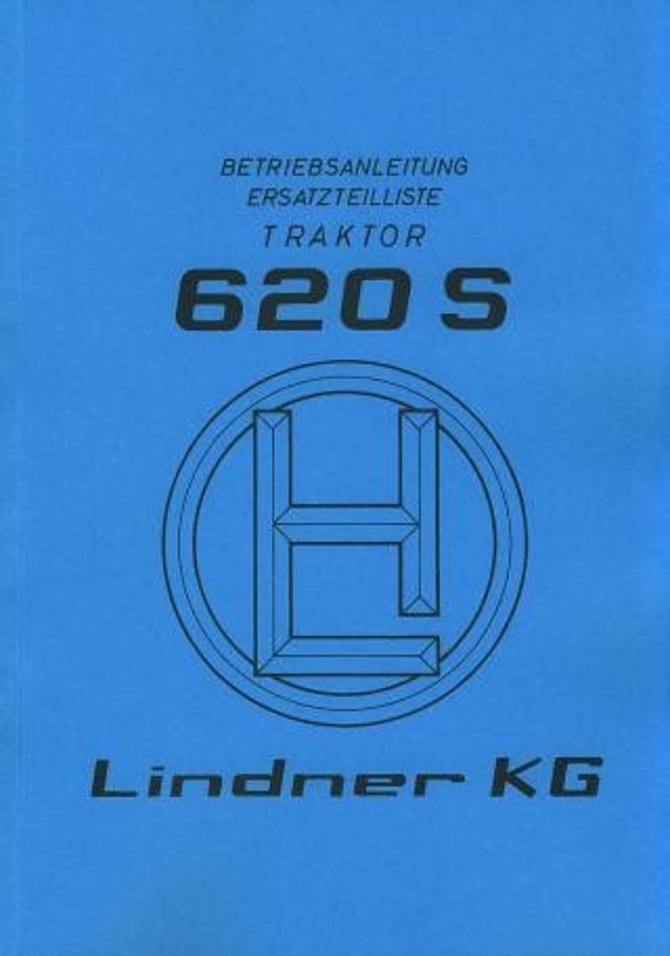 Betriebsanleitung Lindner 620 im Oldtimer Traktor Ersatzteile Shop online kaufen