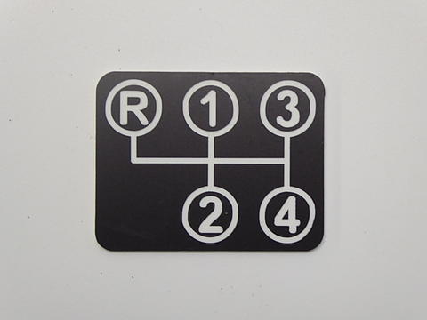 Schaltschema im Oldtimer Traktor Ersatzteile Shop online kaufen