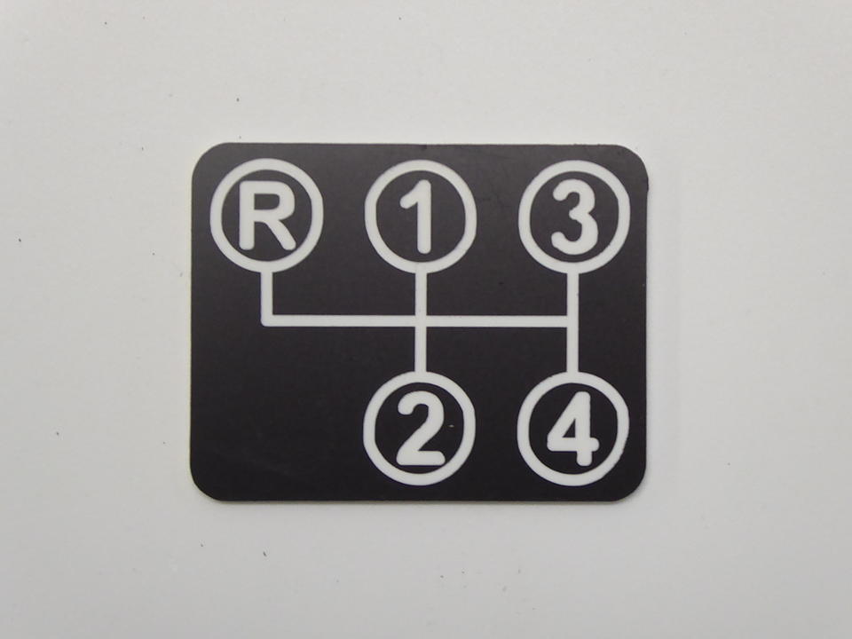 Schaltschema im Oldtimer Traktor Ersatzteile Shop online kaufen