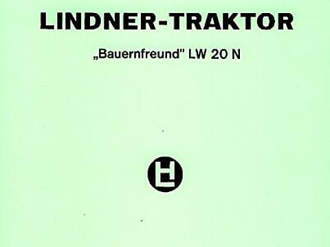 Ersatzteilbuch Lindner Bauernfreund LW20N im Oldtimer Traktor Ersatzteile Shop online kaufen