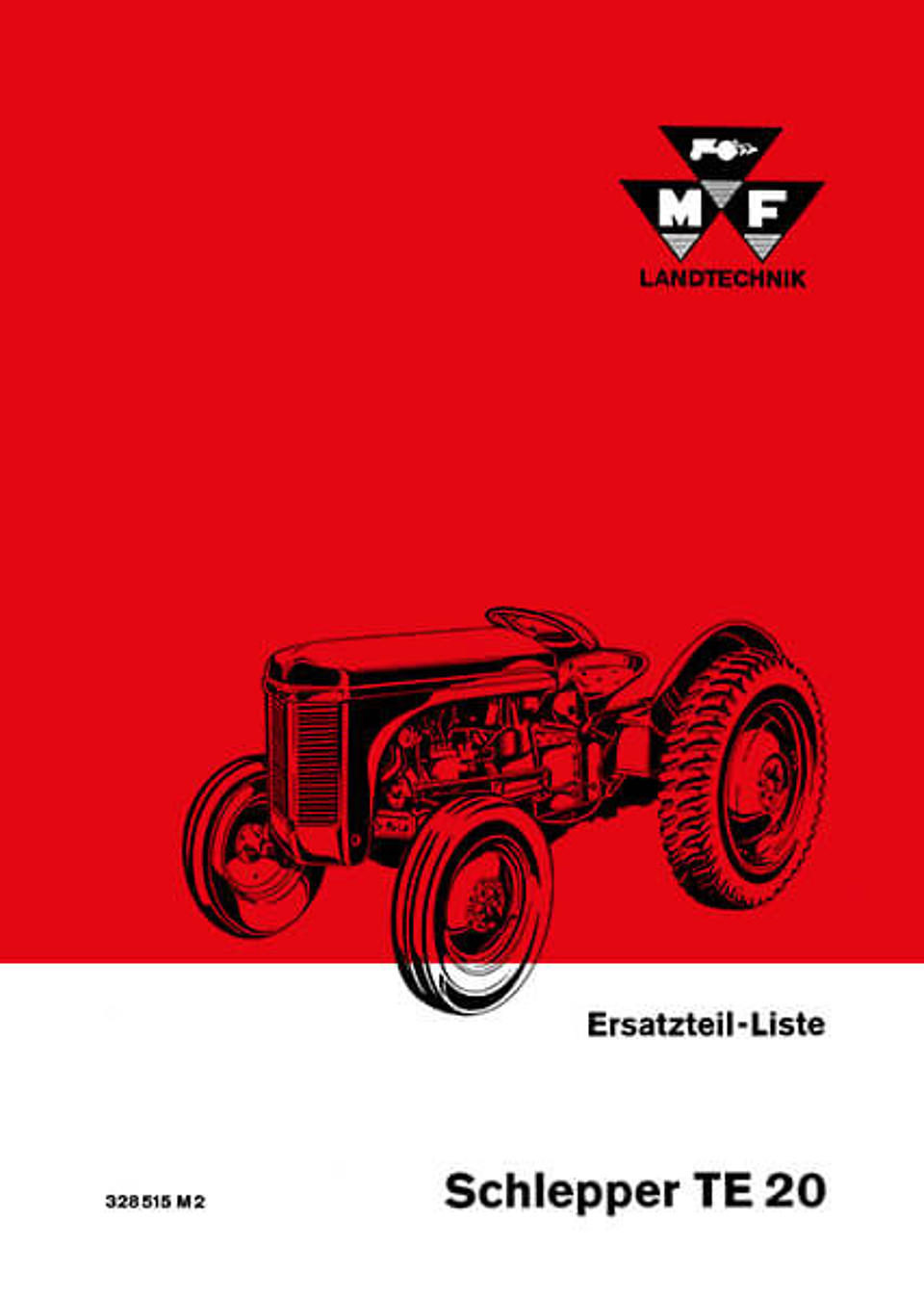 Ersatzteilbuch TE 20 im Oldtimer Traktor Ersatzteile Shop online kaufen