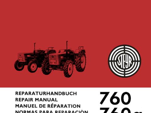 Reparaturhandbuch Steyr 760 und760a im Oldtimer Traktor Ersatzteile Shop online kaufen