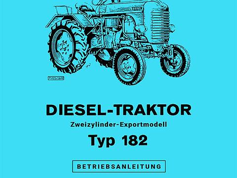 Betriebsanleitung Steyr Typ 182 im Oldtimer Traktor Ersatzteile Shop online kaufen
