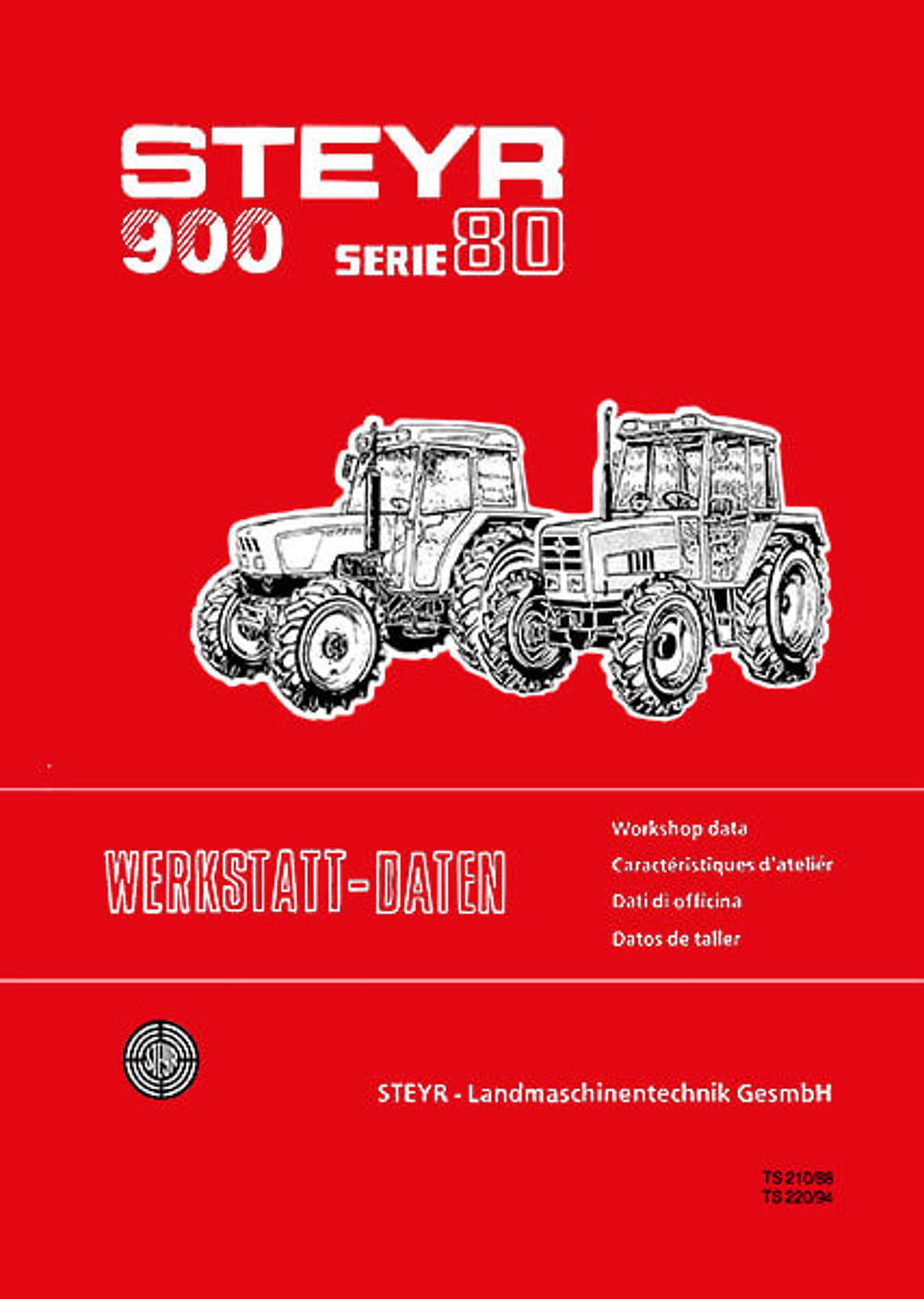 Handbuch Werkstattdaten Steyr Serie im Oldtimer Traktor Ersatzteile Shop online kaufen