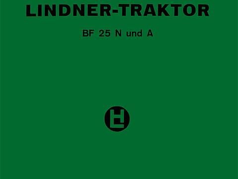 Betriebsanleitung Lindner BF25N/A im Oldtimer Traktor Ersatzteile Shop online kaufen