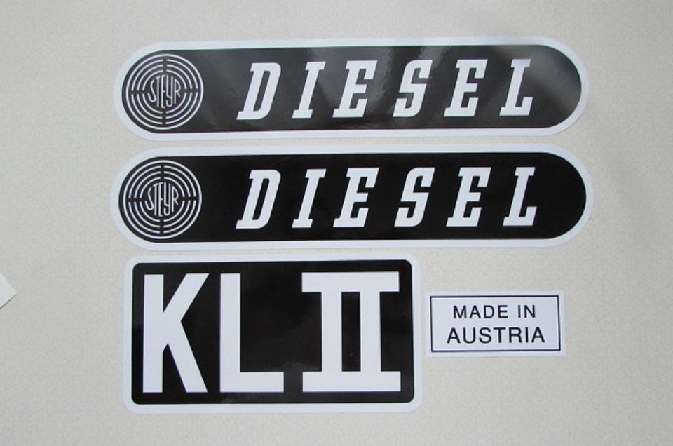 Aufklebersatz Steyr T180a/T280a im Oldtimer Traktor Ersatzteile Shop online kaufen