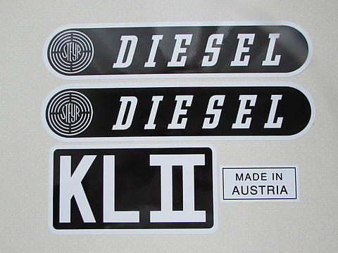 Aufklebersatz Steyr T180a/T280a im Oldtimer Traktor Ersatzteile Shop online kaufen