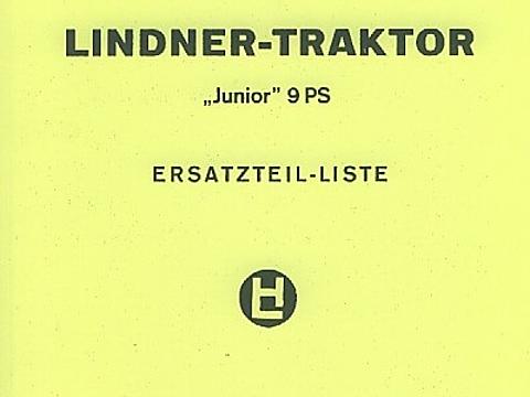 Betriebsanleitung Lindner Junior im Oldtimer Traktor Ersatzteile Shop online kaufen