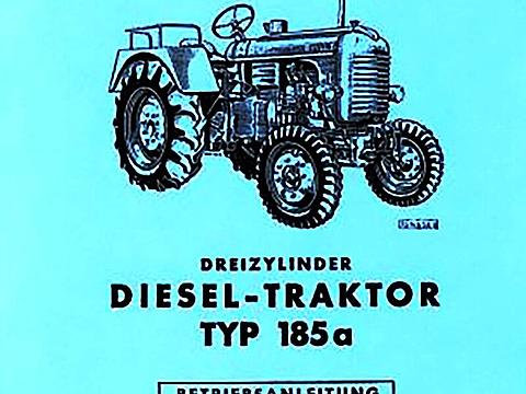 Betriebsanleitung Steyr Typ 185a im Oldtimer Traktor Ersatzteile Shop online kaufen