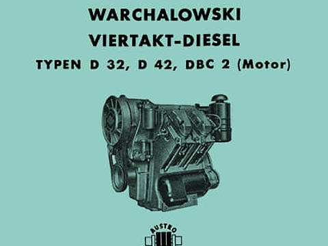 Betriebsanleitung Warchalowski Motor D32, D42 und DBC2 im Oldtimer Traktor Ersatzteile Shop online kaufen