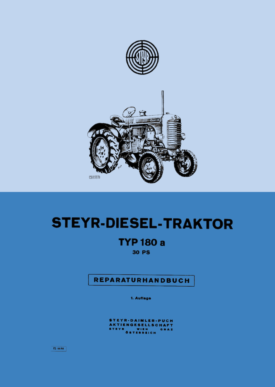 Reparaturhandbuch Steyr Typ 180a im Oldtimer Traktor Ersatzteile Shop online kaufen