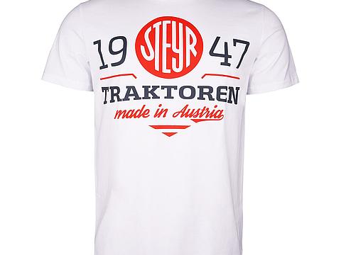 T-Shirt Heritage 1947 weiß im Oldtimer Traktor Ersatzteile Shop online kaufen