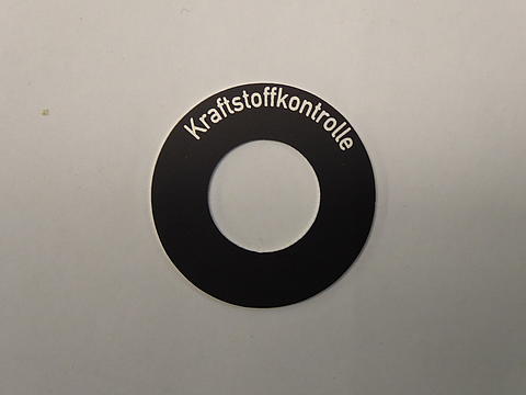 Schild für Kontrollleuchte im Oldtimer Traktor Ersatzteile Shop online kaufen